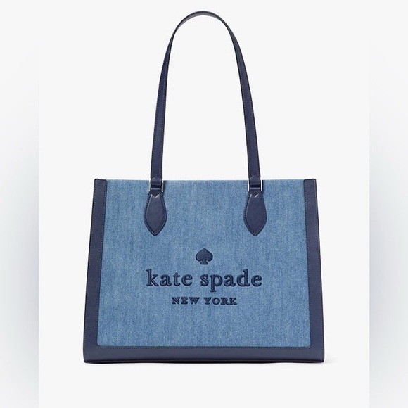 Kate Spade Ellie Denim Large Tote - Picture 4 of 6